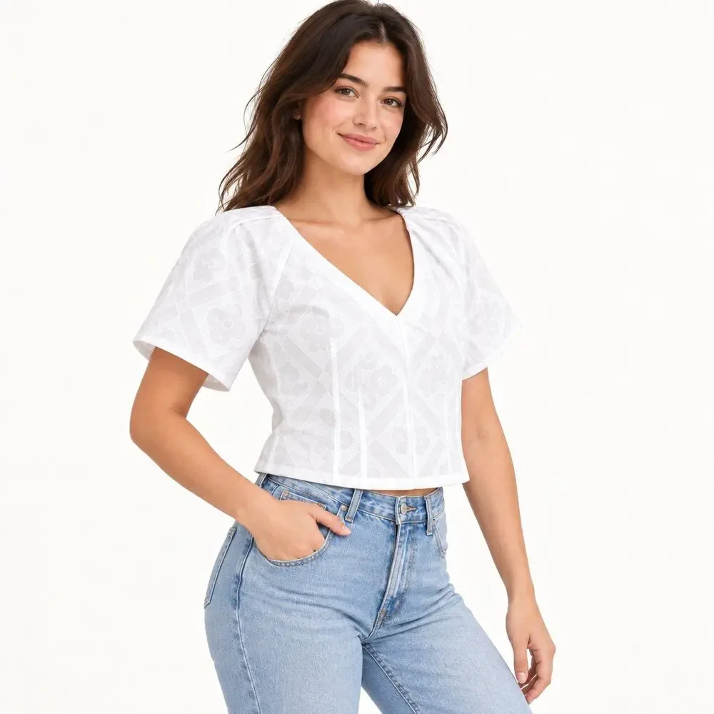 Madewell darted neck